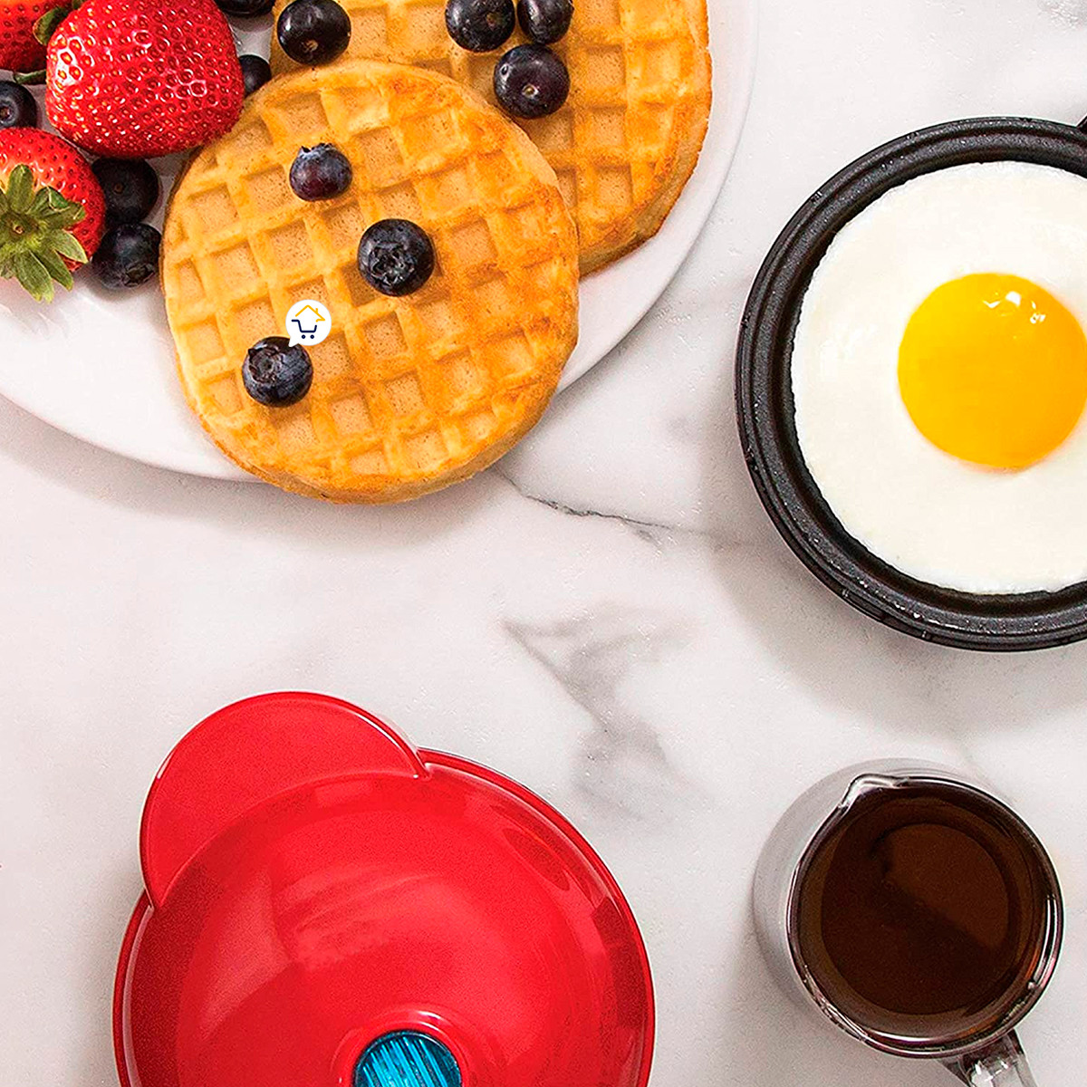 Miniatura 4 de Mini Waflera Antiadherente SR208